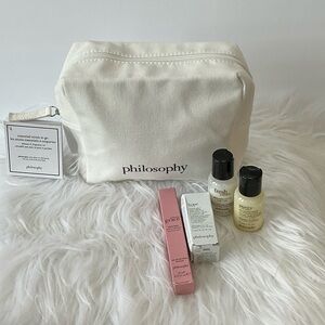 Philosophy Skincare Collection with Cream Bag